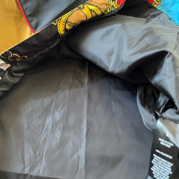 Large Encrypted Legend Hoodie Windbreaker Half Zip Flap Pocket Mens Hooded - Picture 3 of 16